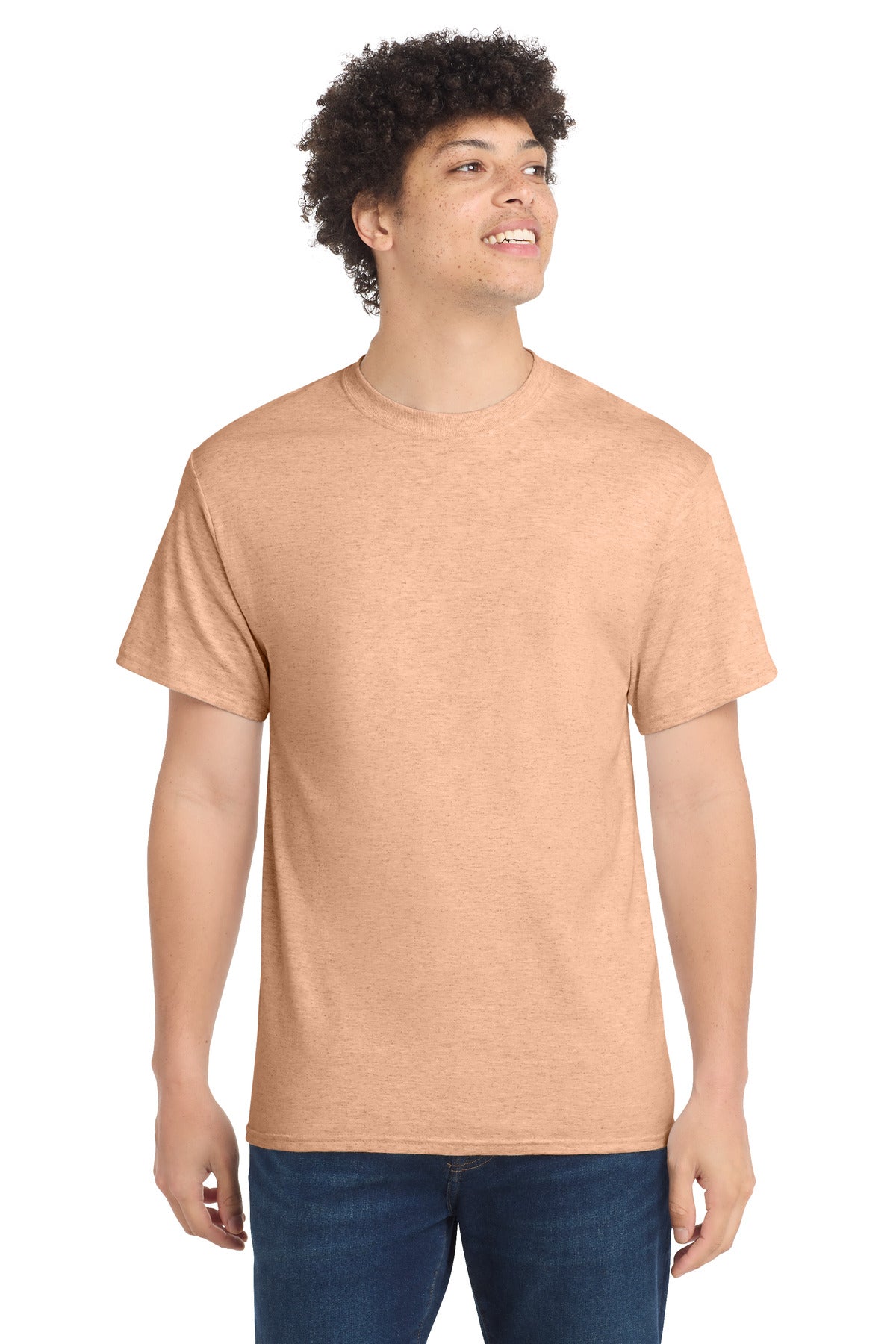 Heathered Dusty Peach