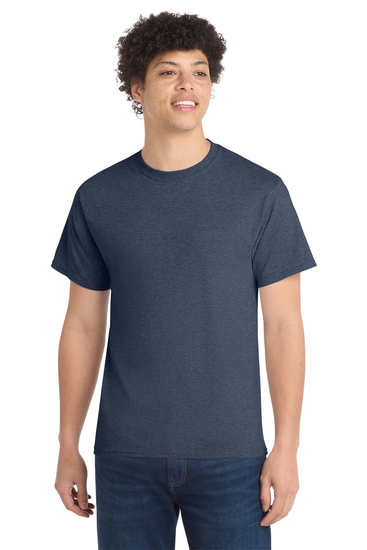 Heathered Navy